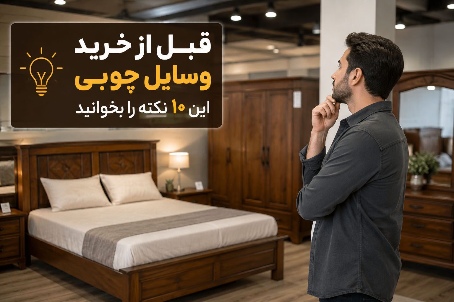 10 نکته در خرید سرویس خواب چوبی