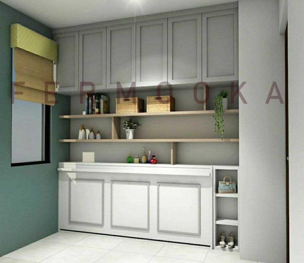 کابینت آشپزخانه سفید مدرن1