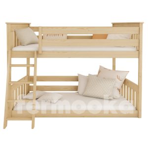 تخت دو طبقه چوبی مدل روشنا