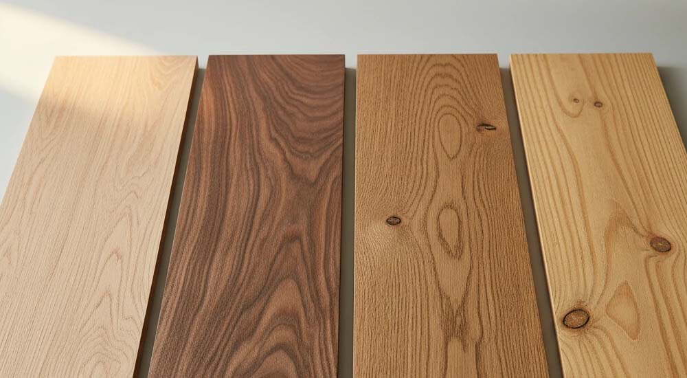 فرق چوب راش، گردو، بلوط و چوب روسی چیست؟